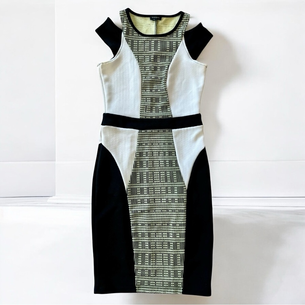 River Island | Black and White Women's Dress Size Medium 6 - Picture 3 of 15